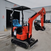 Mini-excavatrice sur chenilles Catapiller de haute qualité, 1 tonne, avec moteur et pompe Koop - Équipement de construction polyvalent