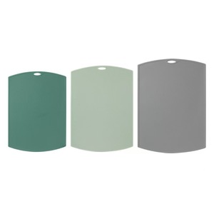 Nordic style three-piece cutting board <b>set</b> for home kitchens: cutting vegetables, fruits, meat, raw and cooked foods, and baby - Product Image 5