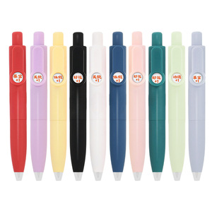 Customizable Erasable Gel Pen Press Closure <b>Plastic</b> Body Bullet Tip For Signature - Product Image 5