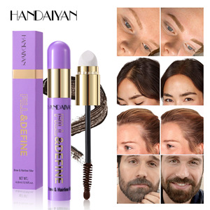 Crayon à <span class=keywords><strong>sourcils</strong></span> et bâton de coiffure double usage HANDAIYAN, teinture capillaire imperméable et non-éclaircissante pour cheveux blancs, gel teinté pour <span class=keywords><strong>sourcils</strong></span> - Product Image 1