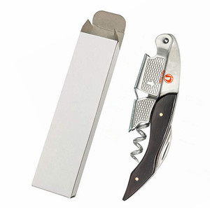 Nan Nhân Dân tệ w201 đôi bản lề <span class=keywords><strong>Sommelier</strong></span> biểu tượng tùy chỉnh sacacorcho rượu vang mở Rose gỗ xử lý rượu vang corkscrew - Product Image 1