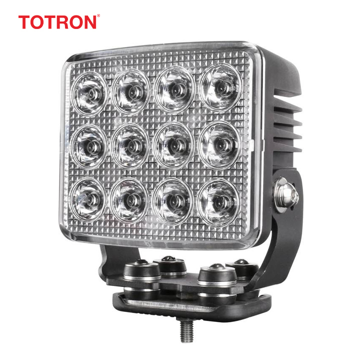Wholesale 120W 12 LED Heavy Duty Work Spot Lamp for Forklifts Excavators Engineering Vehicles Car Light Accessories