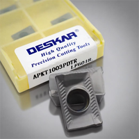 Pour DESKAR APKT1003PDTR-LF6018, machine-outil de tournage CNC économique avec revêtement PVD, plaquette de fraisage en carbure cémenté, personnalisable OEM