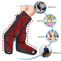 Masseur électrique gonflable pour les pieds et les jambes à domicile pour la circulation et la relaxation Masseur de compression d'air pour les jambes