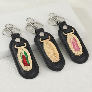 Llavero Retro Vintage de San <span class=keywords><strong>Judas</strong></span> Tadeo Dorado, Regalo Religioso Mexicano - Product Image 1