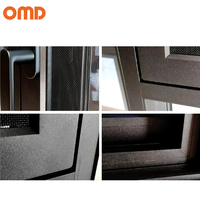 Fenêtres à battant modernes en aluminium trempé double vitrage grilles personnalisées filets de fenêtre en baie vitrée avec serrure pour bébé
