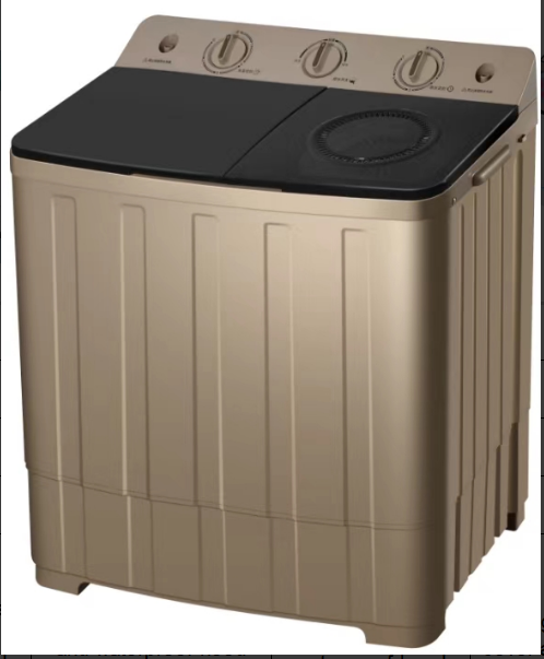 Hot Sale 14kg Twin Tub Washing Machine, Mechanical Knob Control, Large Capacity, Low Price for Household or Dormitory