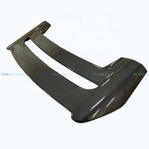 Para Honda Civic Type-R FK7 FK8 MUG con hoja de fibra de carbono en el alerón de cola de pato de techo medio - Product Image 2