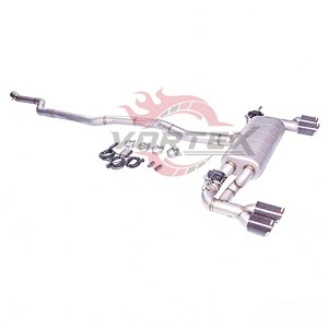 Vortex High Flow SS304 <b>Sandblasted</b> Exhaust for BMW F22 218i 220i 2014-2024 Catback System Dual Valve Control - Product Image 6