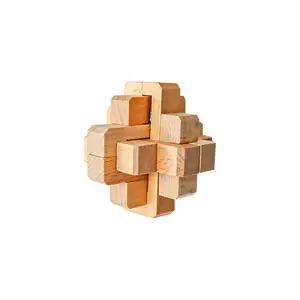 孔明鲁班锁儿童3 d手工木制玩具成人智力脑筋游戏拼图