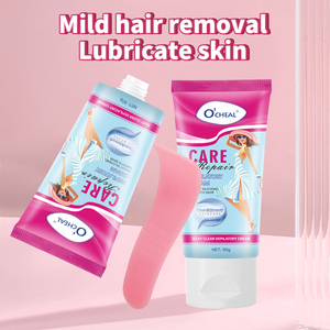 50g Private Label Full Body indolore delicato lenitivo depilatorio per uomini e donne crema per la depilazione del viso del corpo - Product Image 2
