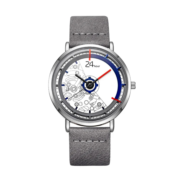 Men's Fashion Watch Globe Dial Unique Design Waterproof  Watch