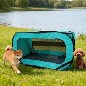 Bestseller Faltbarer Tierkäfig Komfortable Stoff-Tierbetten Modisches Einfarbiges Tierzelt für Bequemes Reisen mit Hunden und Katzen - Product Image 1
