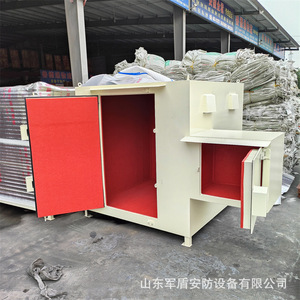 Explosion Proof Storage <b>Cabinet</b> Steel Manual Lock Gray Powder Coated For Hazardous Materials Warehouse Use - Product Image 5