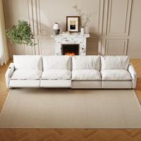 Sofá Reclinable Eléctrico Moderno ATUNUS, Conjunto de Sofás Inteligentes en Forma de L, Conjunto de Sofás de Tela para Sala de Estar/Cine en Casa