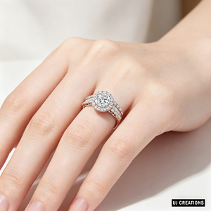 Custom S925|10K|14K|18K Solid Gold 2ct Lab Grown Diamond Romantic IGI Certified Wedding <b>Ring</b> VVS-VS Quality Brilliant Cut Party - Product Image 2