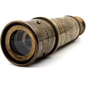 Telescopio Marítimo de Latón ALFA NAUTICAL de 15 Pulgadas con Aumento de 4-9.9x, Caja de Madera No Impermeable para Uso Civil - Product Image 3