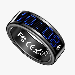 Anillo Inteligente SR16 con Pantalla Táctil, Base de Carga, Compatibilidad con iOS, Control de Páginas, Toma de Fotos, Monitoreo de Frecuencia Cardíaca y Sueño - Product Image 4