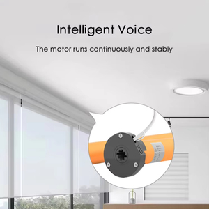 Persianas Enrollables Inteligentes con Motor Tubular de Aluminio de 25 mm y <span class=keywords><strong>Antena</strong></span> Integrada de 1.5 Nm, Control Inteligente por WiFi Tuya para Hogar Inteligente, Oficina y Sala de Estar - Product Image 5