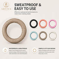 Set de Anillos de Pilates con Peso de Silicona Premium de 5 LB, Anillo de Potencia para Yoga, Pilates, Equipo de Fitness, Entrenamiento de Fuerza del Core