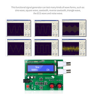 Module générateur de signaux — Fonction DDS, ondes sinusoïdales/triangulaires/carrées/dent de scie, basse fréquence, affichage LCD numérique M497 - Product Image 4