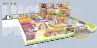 Luckyplay - Tobogán Infantil para Interiores, Área de Juegos Suave para Uso Comercial, Piscina de Pelotas de Alta Capacidad, Equipo para Parques de Aventuras