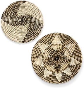 Colgador Grande De Plantas Boho Decoracion 100% Mimbre Pequena Mesa Dorada Para El Salon Tejida Rosa - Product Image 6