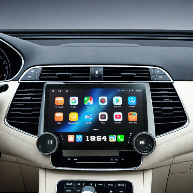 11.5" 2K Android Auto Carplay Navigation System Dashboard-mounted Car Stereo with Built-In GPS DSP Function for Android 11