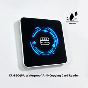 Waterproof Wiegand Encrypted Anti-copy CPU IC <b>Card</b> Reader With 13.56MHz IC RFID W26 W34 Thin Aluminum <b>Access</b> <b>Control</b> <b>Card</b> Reader - Product Image 1