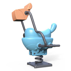 Nouveau design, cheval à <span class=keywords><strong>bascule</strong></span> d'extérieur pour enfants en plastique et métal avec ressorts - Product Image 1