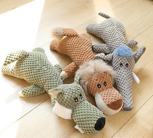 Juguetes de Peluche Interactivos para Perros Resistentes a Desgarros y Mordeduras con Sonido - Product Image 1