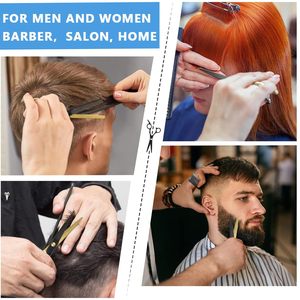 Ensemble de ciseaux à cheveux en acier inoxydable, kit de ciseaux à cheveux, tondeuse à cheveux pour la coiffure, ciseaux de barbier pour la maison - Product Image 5
