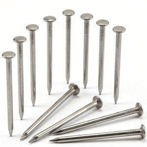 Common Steel Zinc Plated Smooth Shank Flat/Round Head Sharp Point <b>Nails</b> - Product Image 4