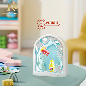 Đáng yêu trẻ em bé phòng trẻ em phòng ngủ trang trí mờ có thể sạc lại dẫn ánh sáng ban đêm - Product Image 2