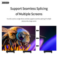 Pantalla LED Publicitaria Plegable de Alta Luminosidad, Tipo Tótem, con Proceso GOB, Póster LED Tríptico, para Elevadores, Educación y Animación