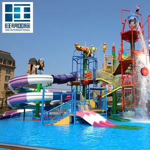 Customized Water Park Slide Large Adult Swimming Pool Games Equipment