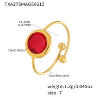 Fabrik-Großhandel Grenzüberschreitender Klassischer Kristallglas-Ewigkeitsring mit Perlenöffnung, Nischendesign, Edelstahl, 18K Gold für Damen