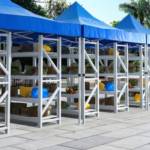 Metal 4 Tier Shelves Storage Racks 200KG Boltless <strong>Racking</strong> Shelf for Industry Warehouse Garage - Product Image 6