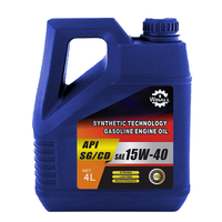 Huile pour voiture et moto 10w40 en bouteille, huile moteur à essence et lubrifiants, huile moteur automobile API SG 15W40