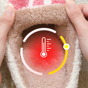 Pantoufles Ghost Fuzzy Cozy Furry Plush Slipper Fur Home Pantoufles pantufas pantoufles Zapatillas de felpa été femme pantoufles coton - Product Image 3