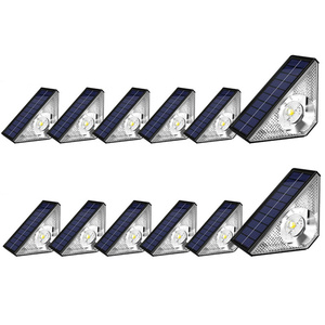 Solar LED escalera paso esquina luz noche sensor lámpara al aire libre IP68 linterna impermeable <span class=keywords><strong>para</strong></span> jardín patio Parque Decoración - Product Image 6