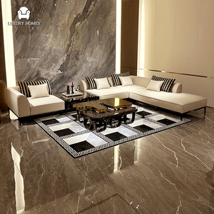 <span class=keywords><strong>Canapé</strong></span> d'angle de luxe avec table basse, mobilier de maison tendance, ensemble de canapés en cuir italien de luxe, meubles de salon - Product Image 1