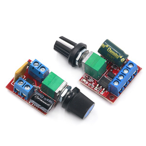 Controlador de Velocidad PWM para Motor DC Mini JTW, 5V 6V 12V 24V 35V 5A, con Potenciómetro para Motor y Atenuación de LED - Product Image 4
