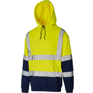 Wholesale High Visibility <b>Work</b> Wear Custom Hoodie for <b>Men</b> Best Selling Hi Viz <b>Work</b> Wear Hoodie Safety <b>Jumpers</b> Manufacturer - Product Image 1