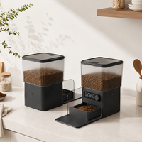 Distributeur de nourriture intelligent pour animaux de compagnie de 4,5 L avec puce RFID, enregistrement vocal et mode d'alimentation programmée, bol anti-vol pour chats