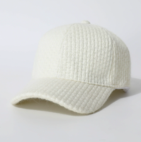 Gorra de béisbol básica de paja para mujer, transpirable, con visera, para verano y exteriores