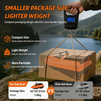 Bateau de pêche intelligent sans fil V805GPS avec 24 points de balisage, capteur de température, LED, verrouillage d'ancre et fonction de libération d'appâts pour les passionnés de pêche à la carpe