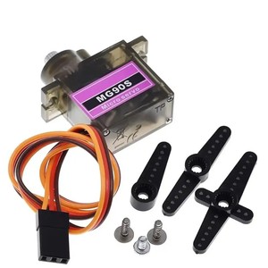 เซอร์โว <span class=keywords><strong>MG90</strong></span> 180องศาเซอร์โวเกียร์โลหะ MG90S มอเตอร์ไมโครเซอร์โวสำหรับรถ RC - Product Image 1