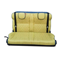 Asiento triple RV Soporte directo de fábrica cama de asiento plegable universal RV personalizada con cinturón de seguridad