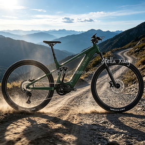Bicicleta Eléctrica de <span class=keywords><strong>Montaña</strong></span> EM6 de 29 Pulgadas con Suspensión Completa, Motor Bafang M430 de 500W, Batería de Litio de 48V, Cuadro de Aluminio, E-MTB - Product Image 4